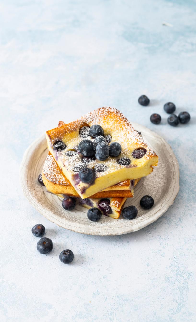 Heidelbeer-Pfannkuchen