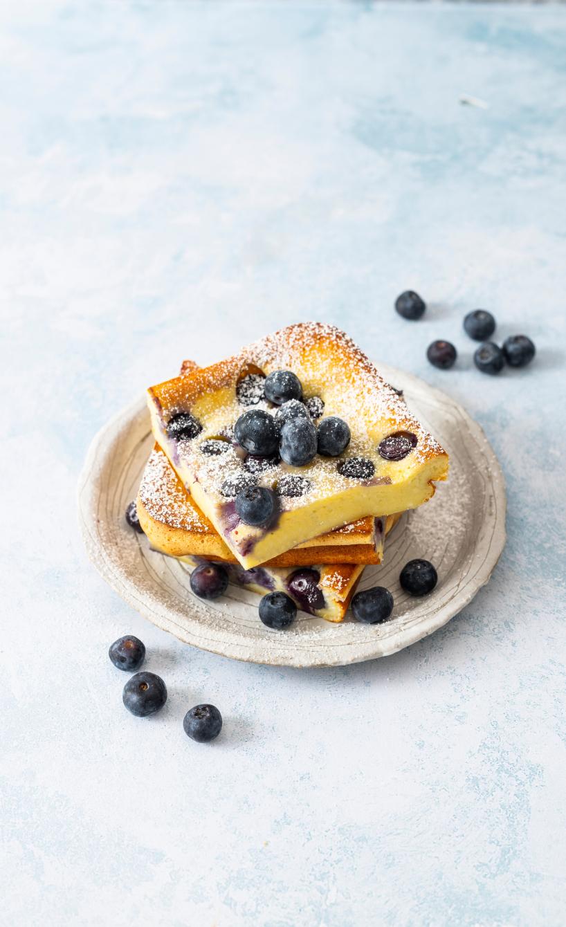 Heidelbeer-Pfannkuchen