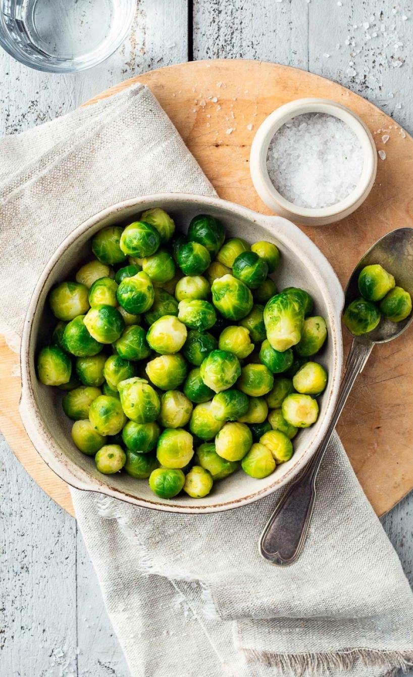 Knuspriger Rosenkohl