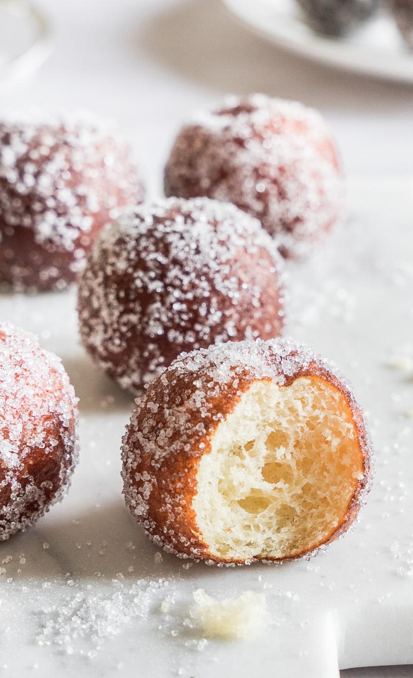 Luftige Quarkbällchen