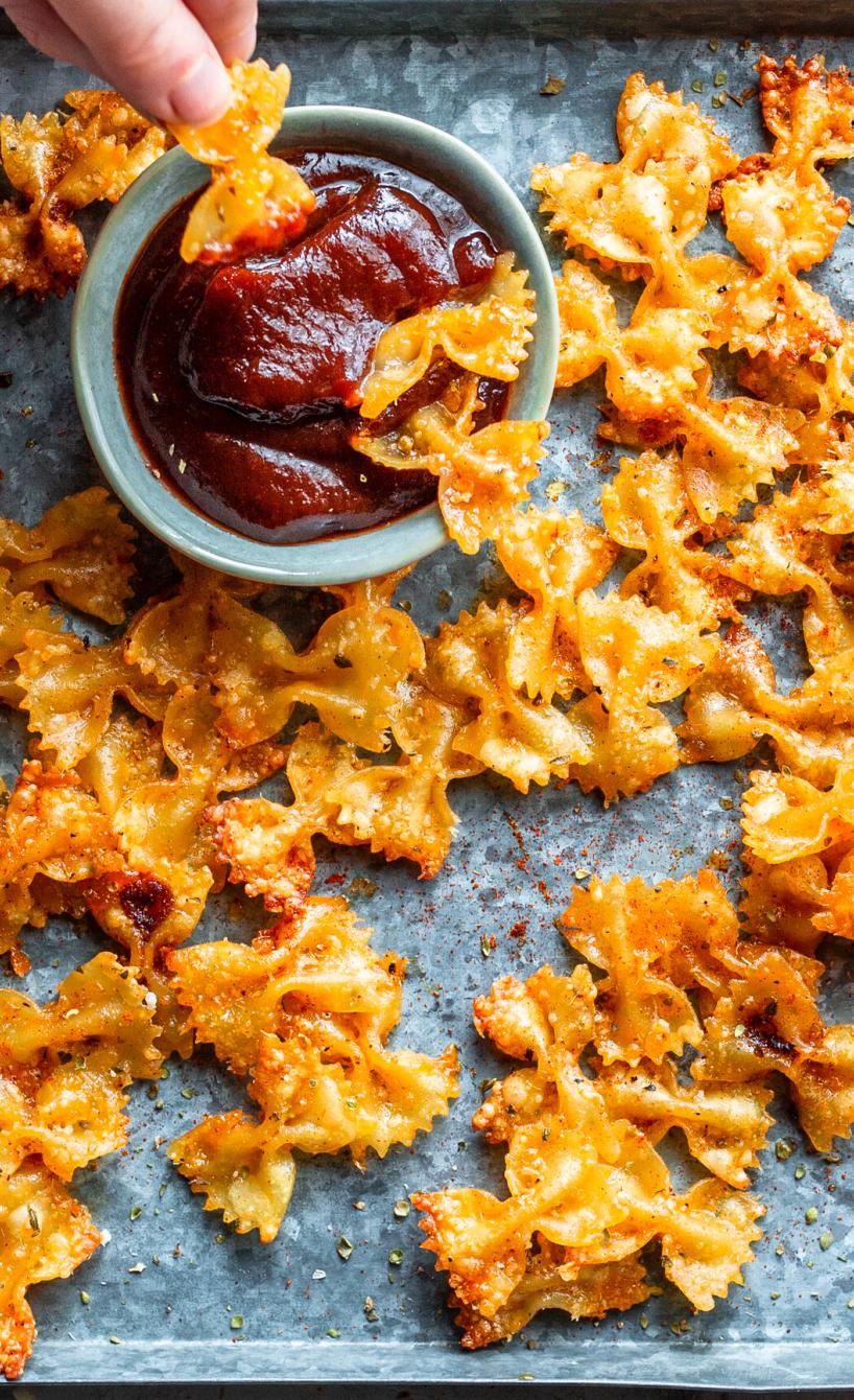 Pasta Chips - Airfryer Nudeln so knusprig