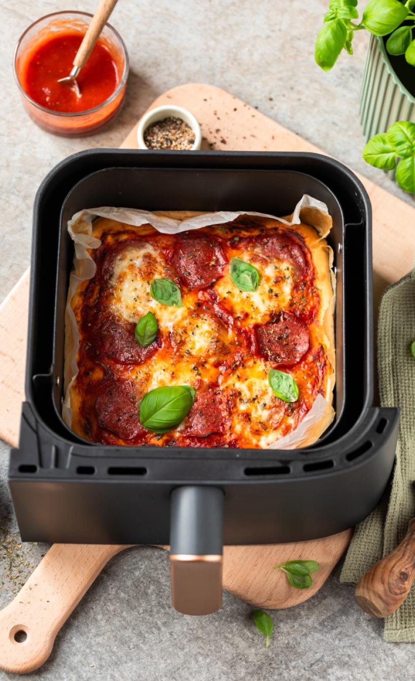 Pizza aus dem Airfryer