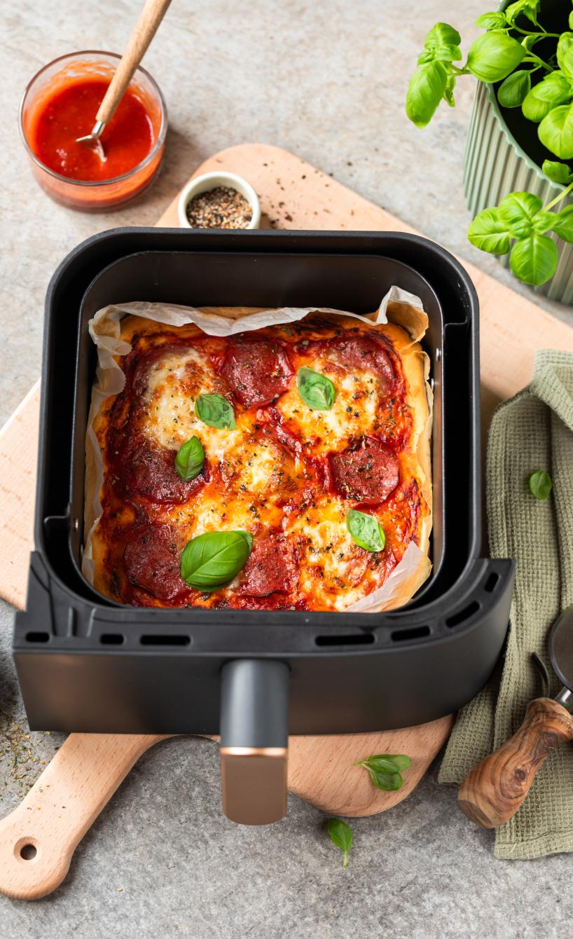 Pizza aus dem Airfryer