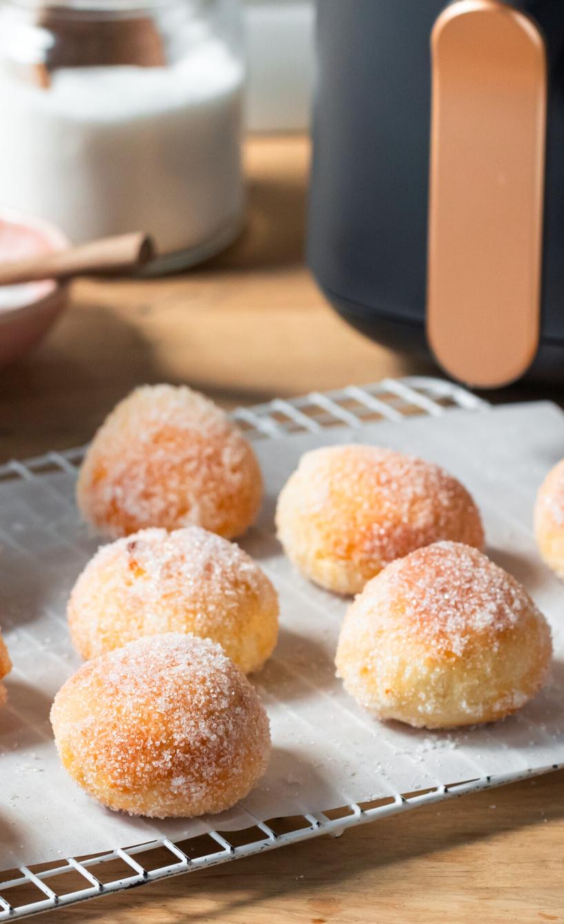 Quarkbällchen aus der Heißluftfritteuse
