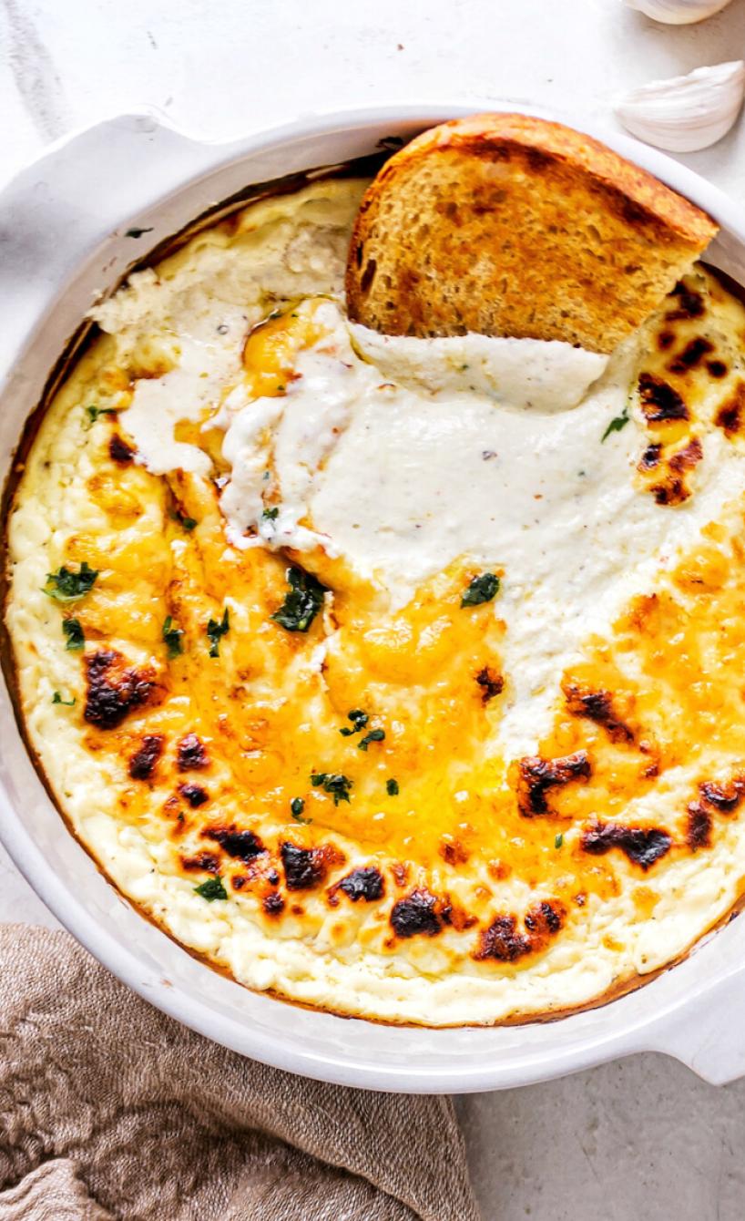 Überbackener Käse-Dip