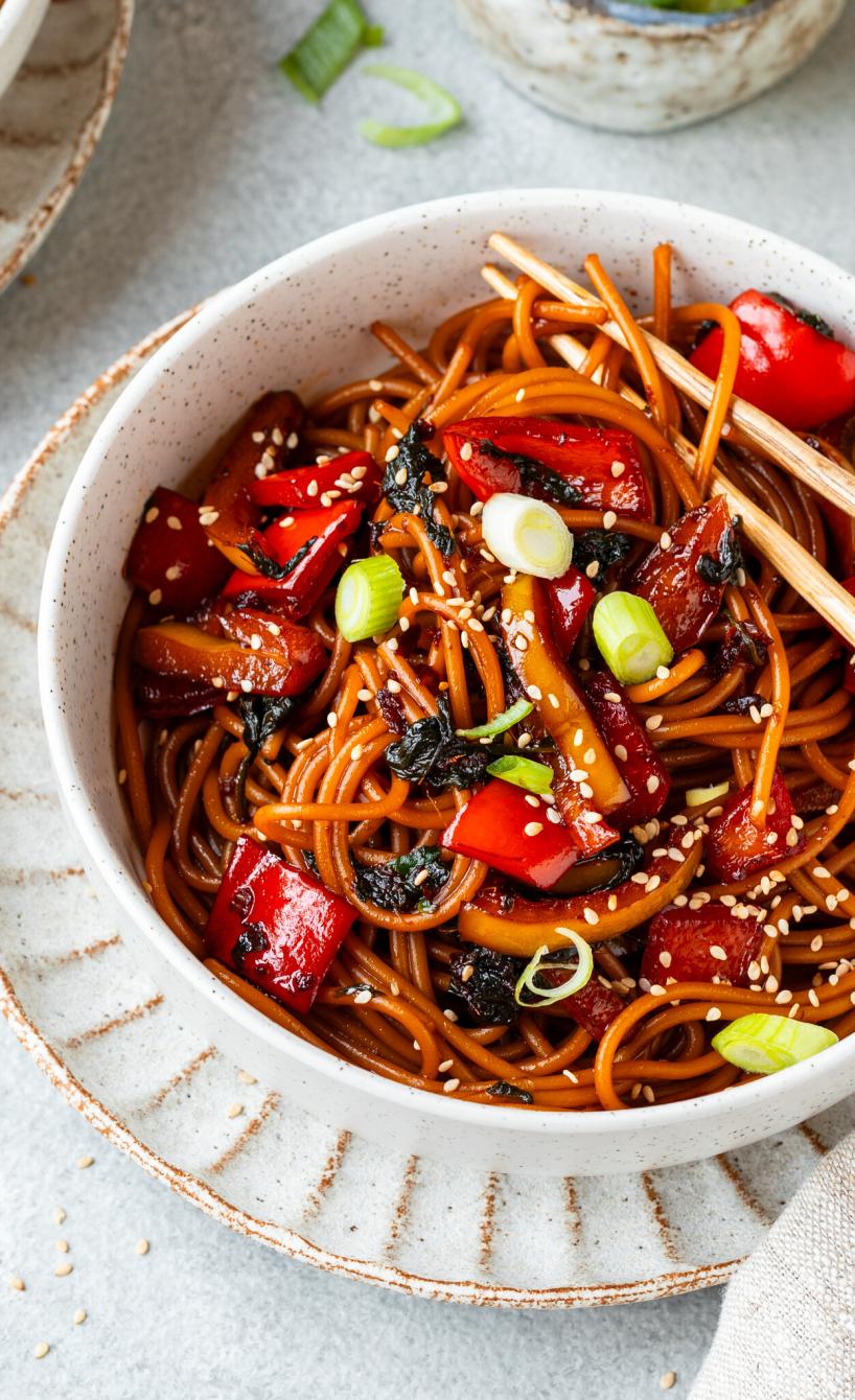 Spaghetti-Teriyaki