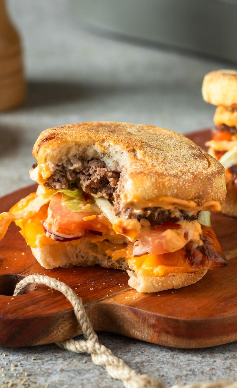 Airfryer Burger Toasties