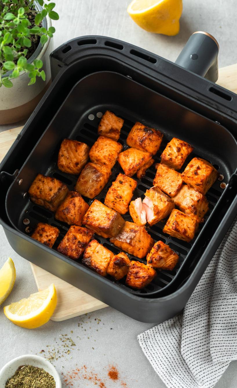 Airfryer Lachs-Bites