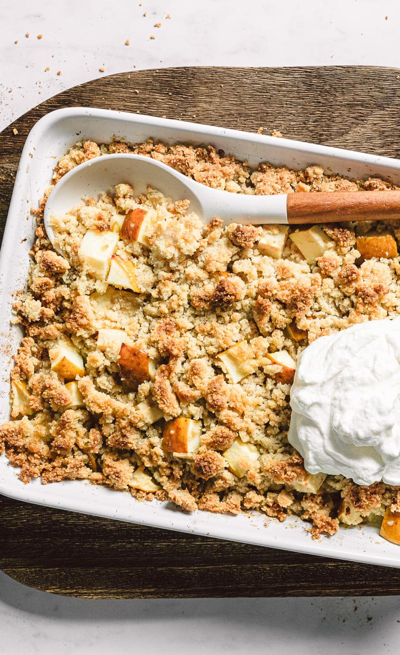 Apfel-Zimt Crumble