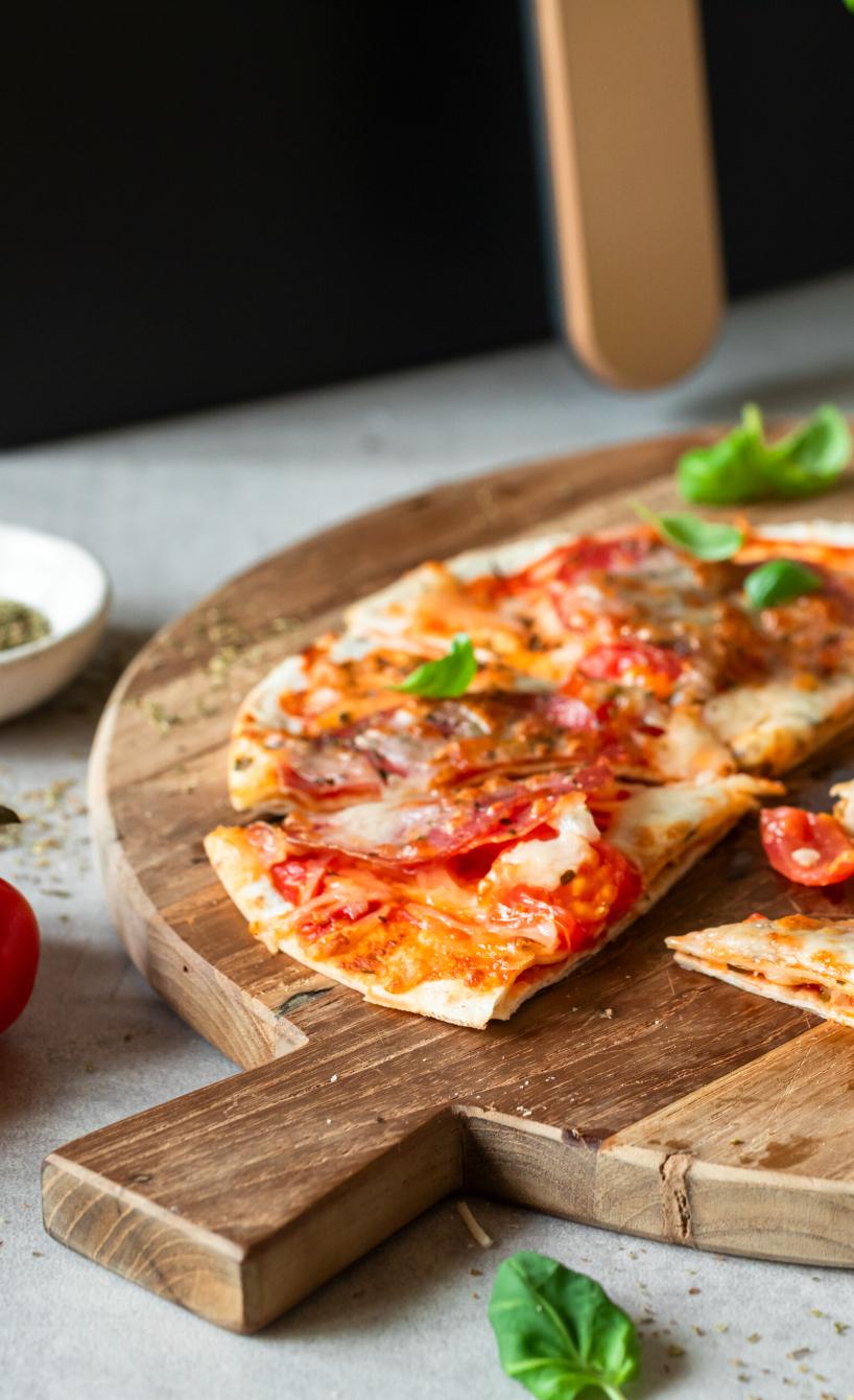 Blitzrezept: Wrap-Pizza mit Salami in nur 15 Minuten