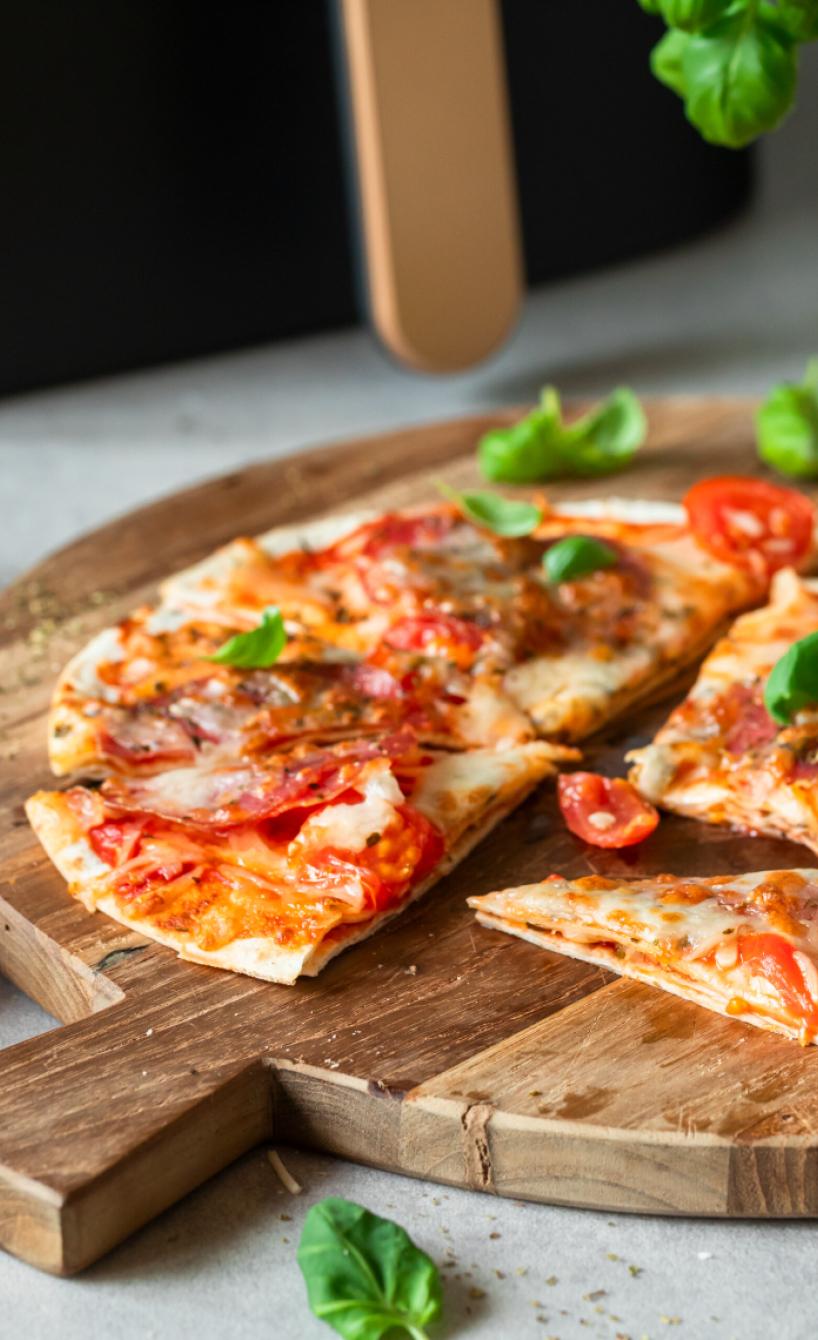 Blitzrezept: Wrap-Pizza mit Salami in nur 15 Minuten