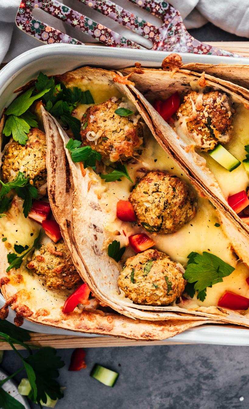 Falafel-Gratin