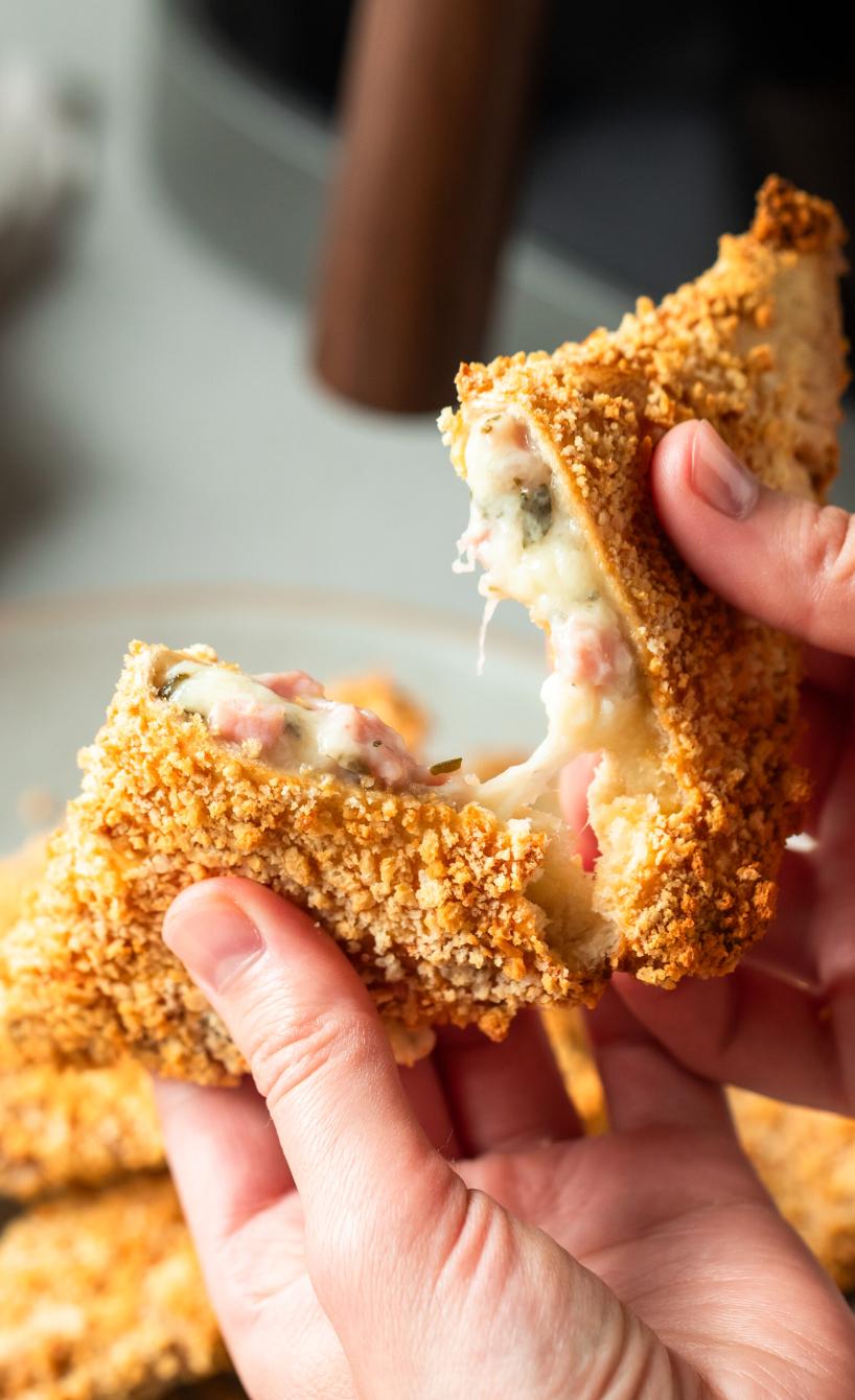 Knuspriger Toast mit Käse & Schinken
