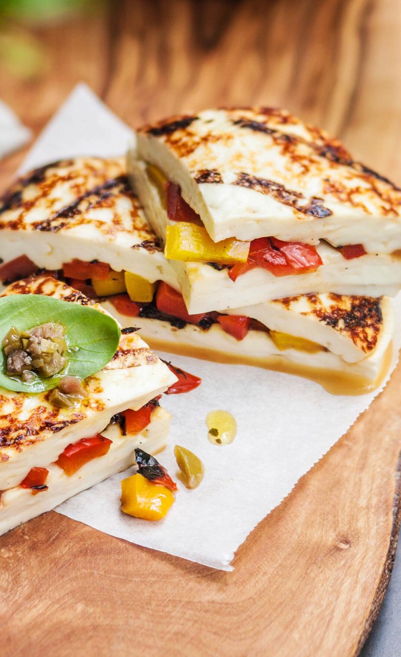 Paprika-Grillkäse