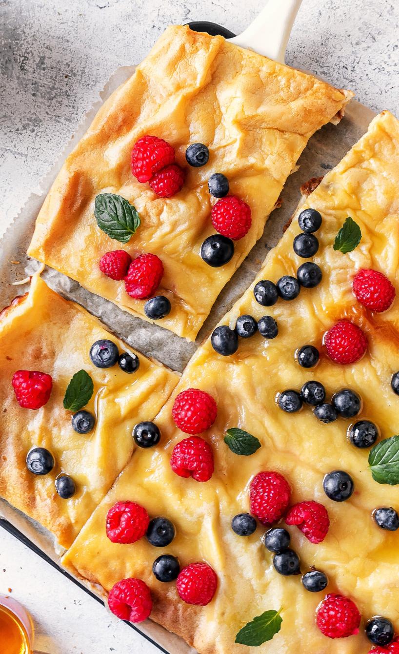 Pfannkuchen vom Blech