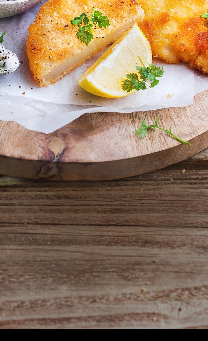 Sellerie-Schnitzel aus dem Airfryer