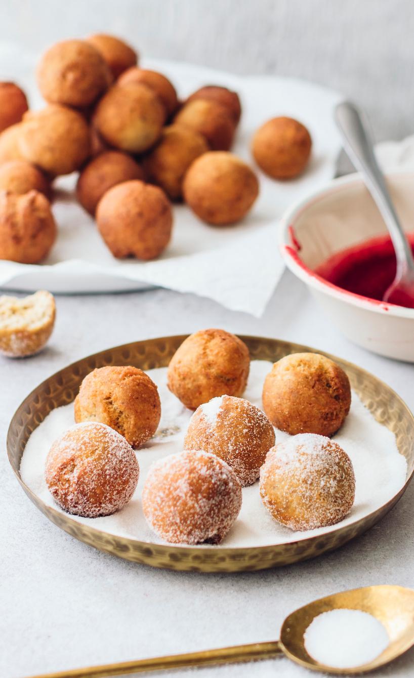 Softe Bananenbällchen aus 3 Zutaten