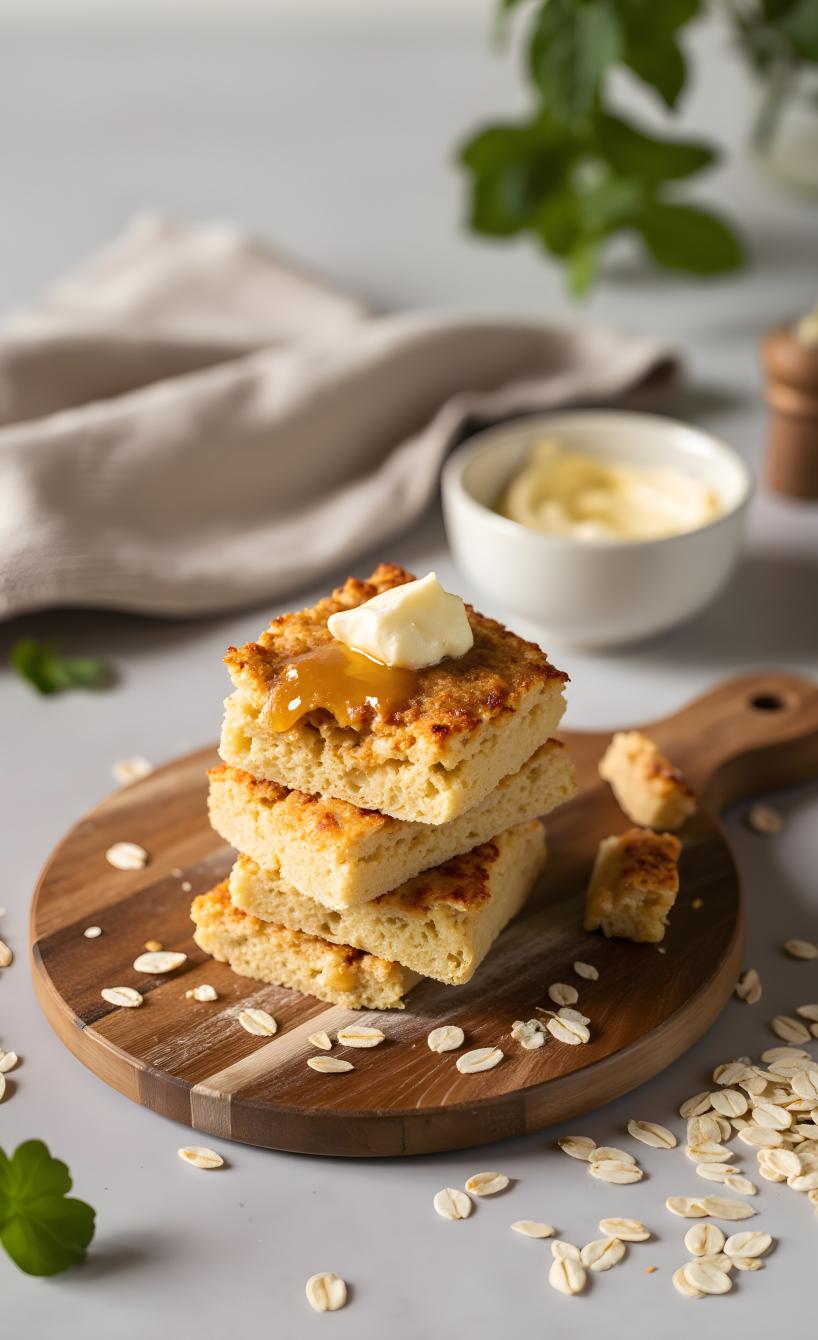 Flapjacks mit Zuckersirup