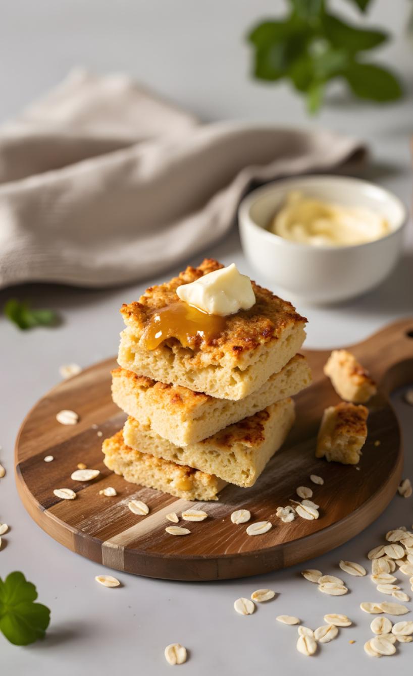 Flapjacks mit Zuckersirup