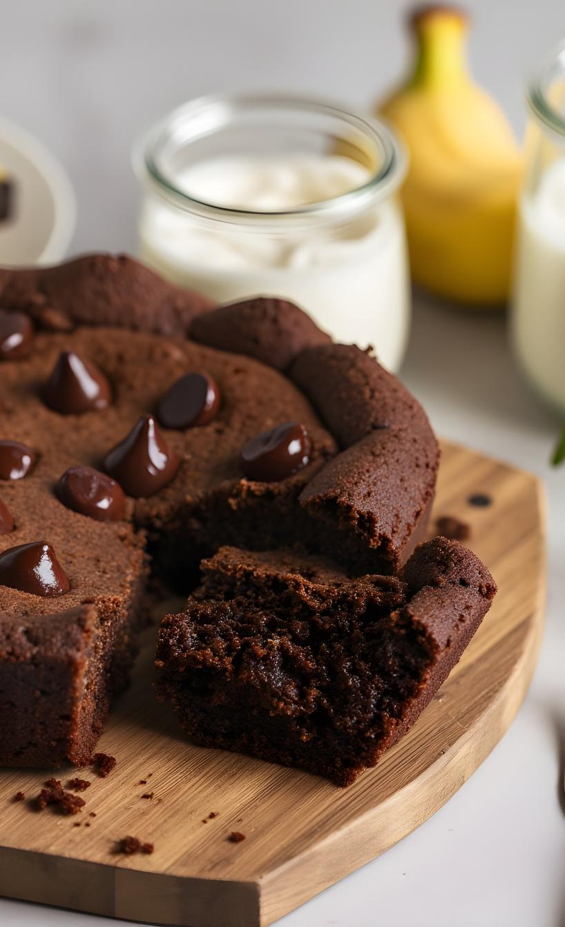 Saftiger Bananen-Brownie-Kuchen