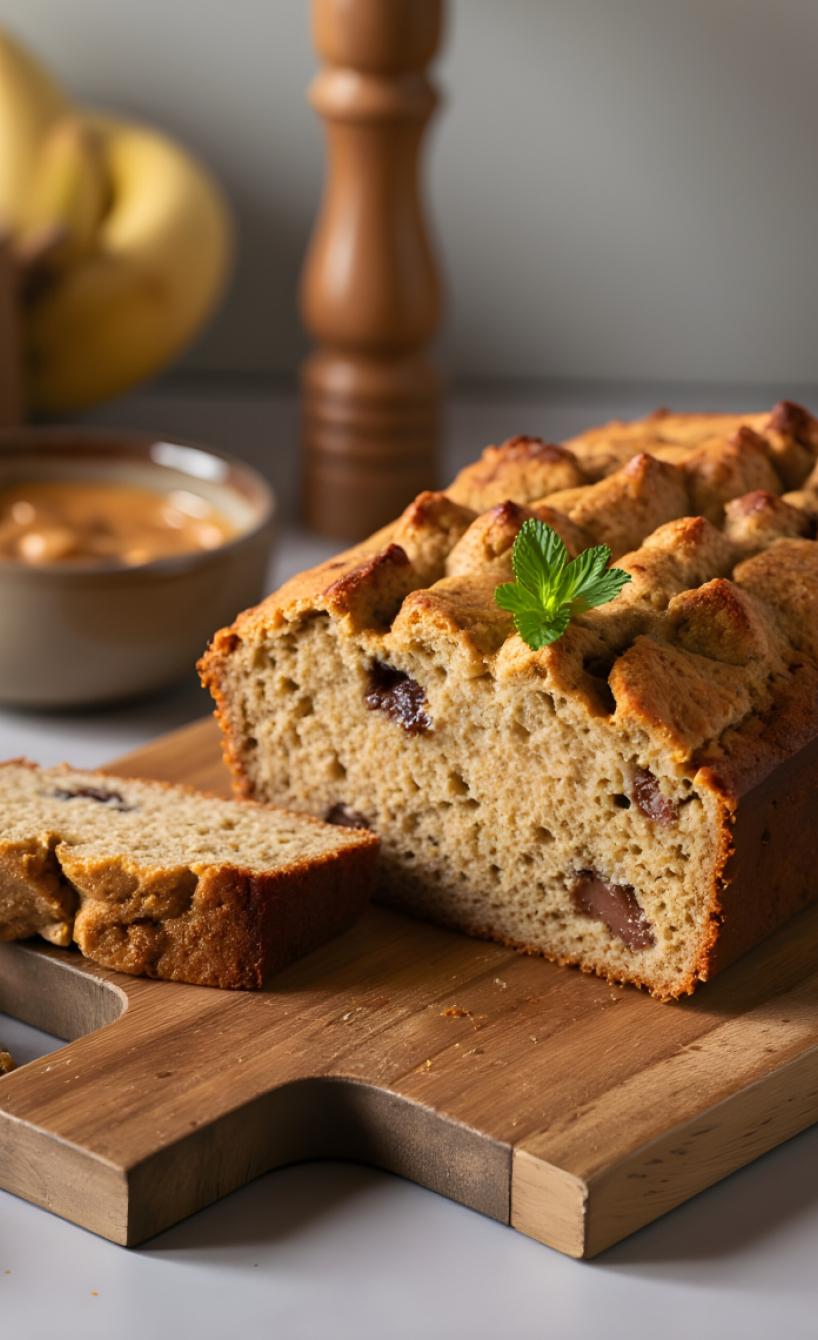 Bananenbrot mit Keksen