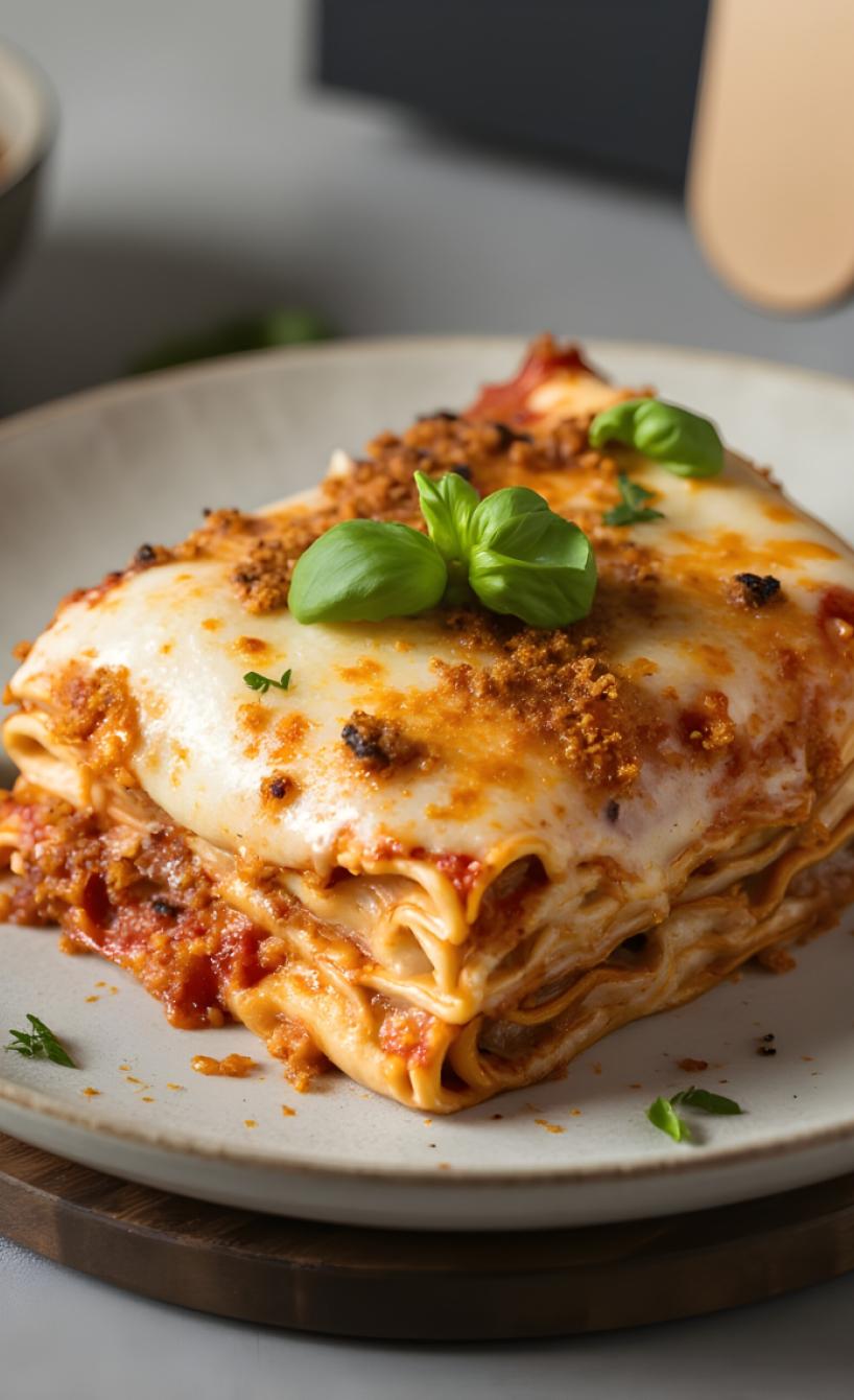 Airfryer Lasagne