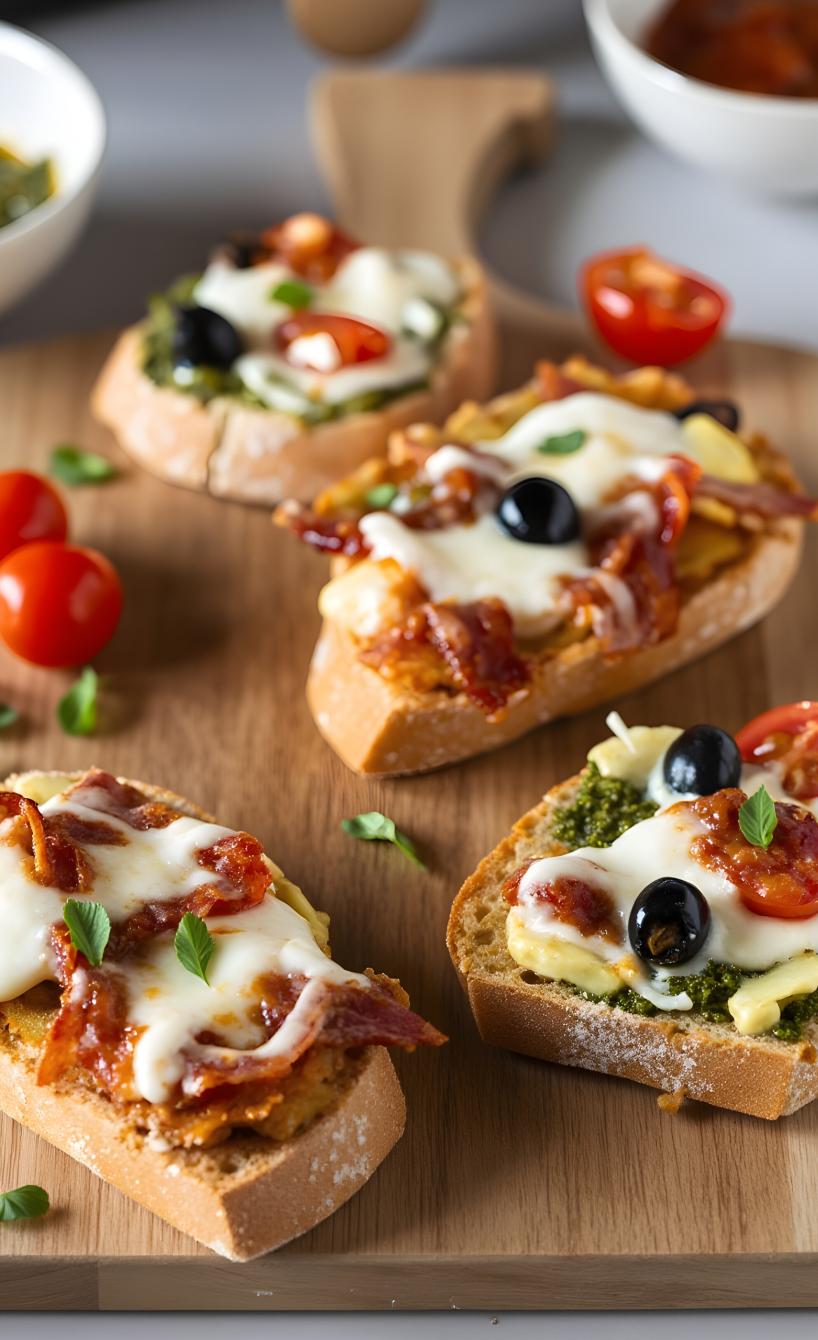 Spanische Brot-Häppchen - Tostas Variadas