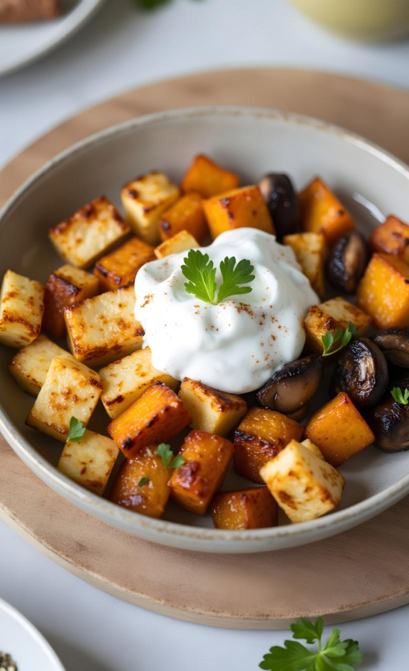 Gegrillter Halloumi mit Joghurt-Dip