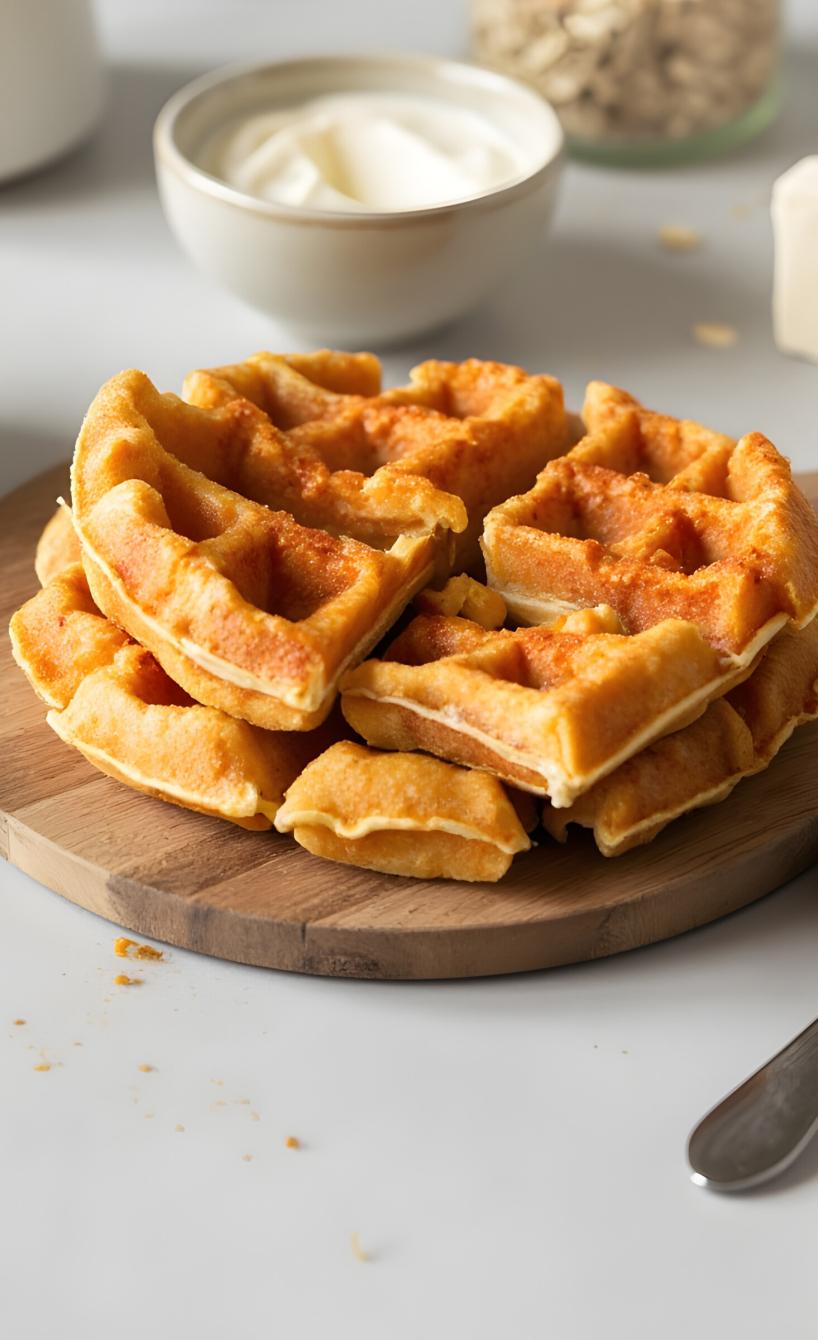 Karottenwaffeln aus dem Airfryer saftig & schnell