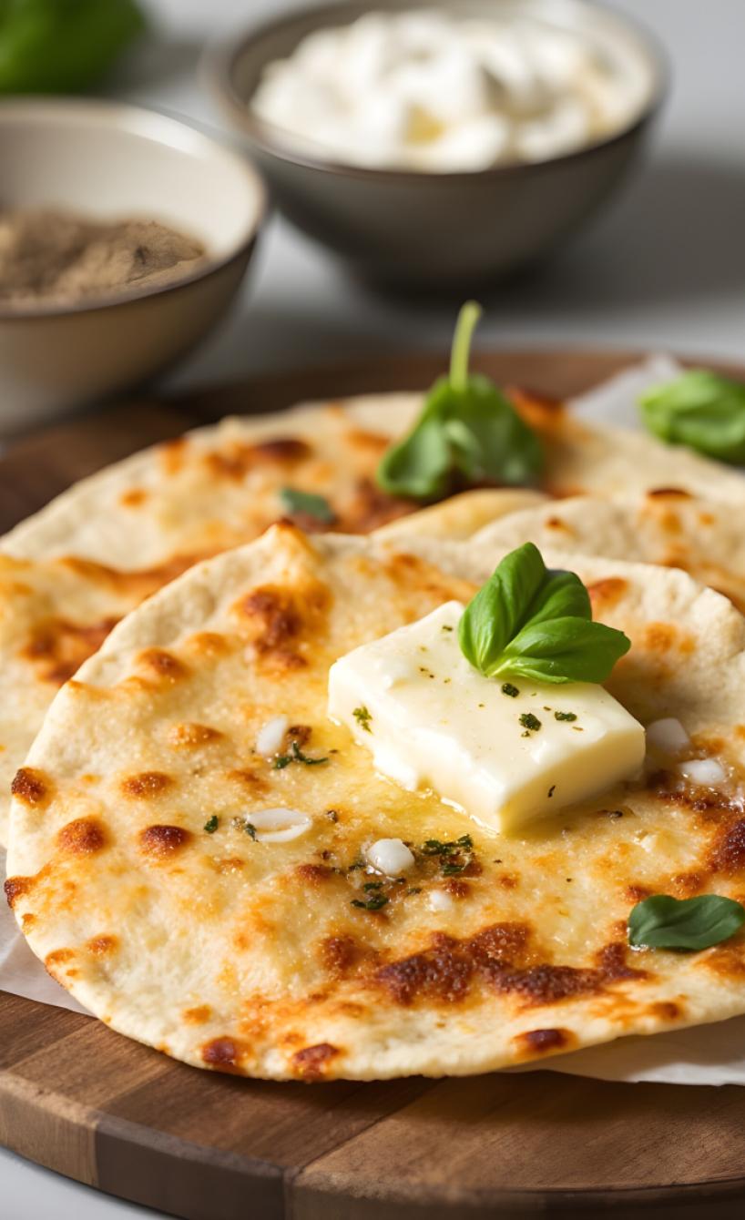 Knoblauch-Crunchy Airfryer-Tortillas