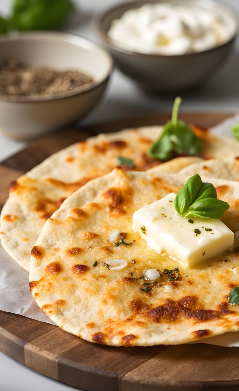 Knoblauch-Crunchy Airfryer-Tortillas