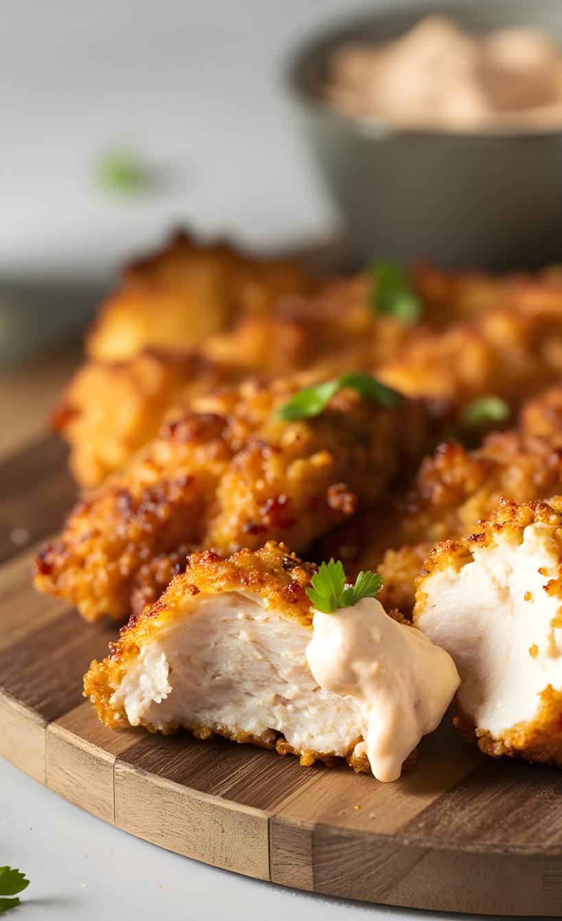 Knusprige High Protein Hähnchen-Tenders