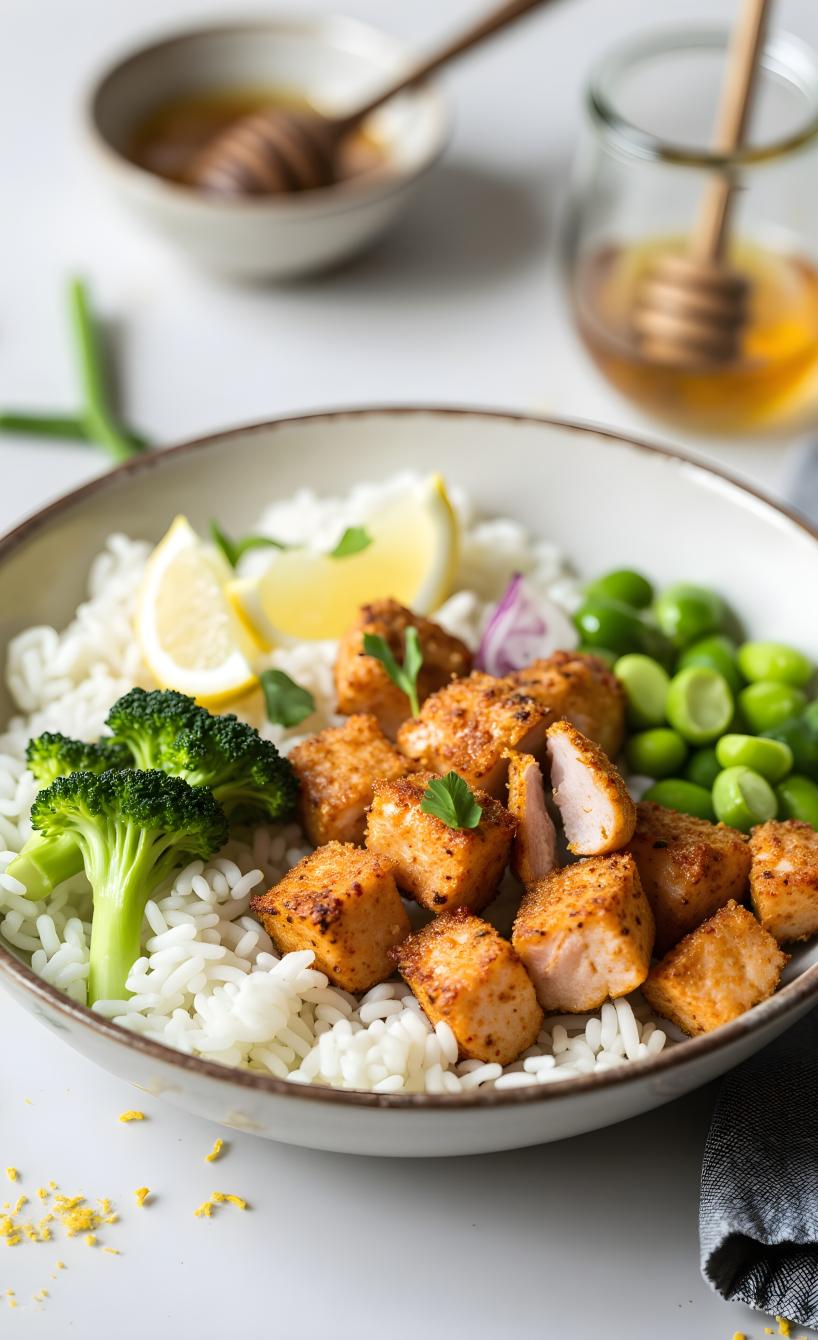 Knuspriger Lachs mit Brokkoli