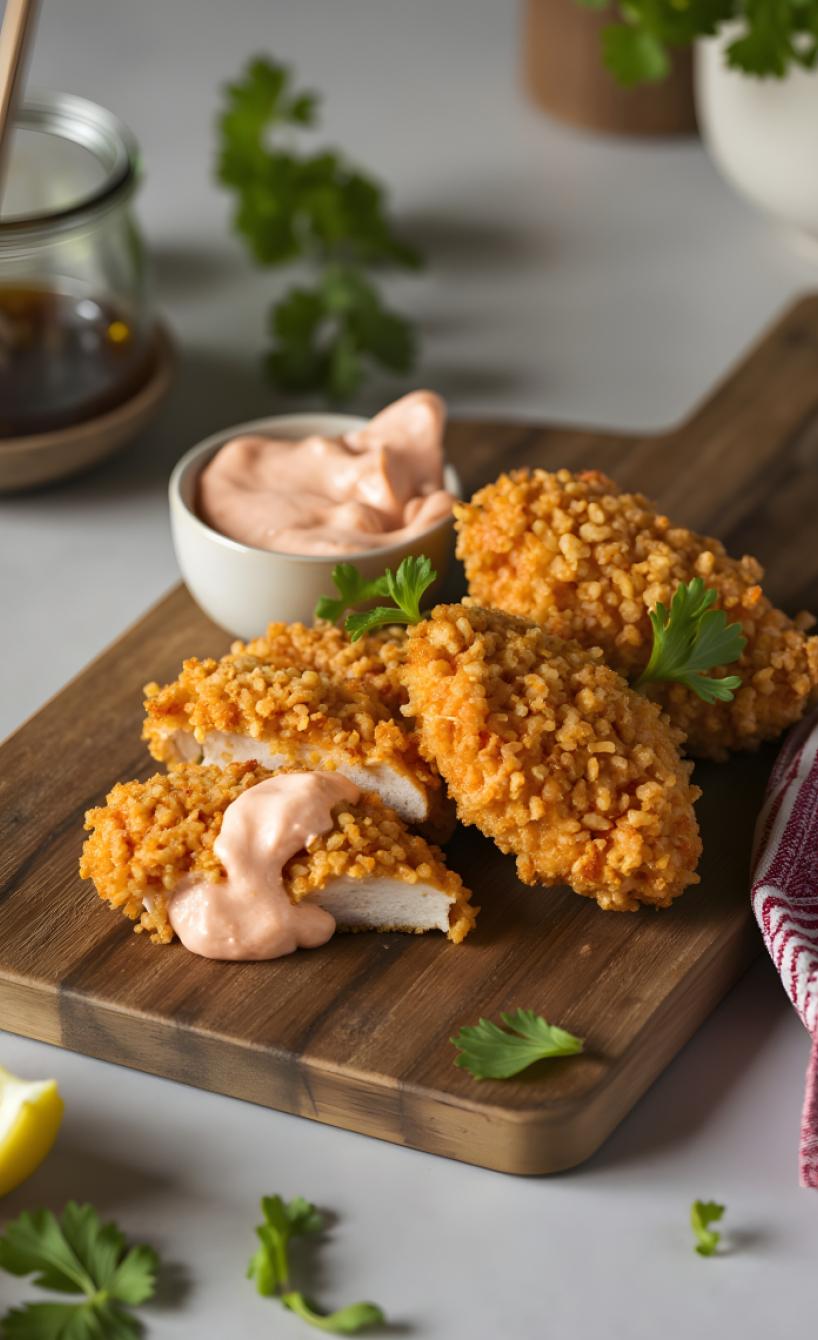 Knuspriges Hähnchenfilet aus der Heißluftfritteuse