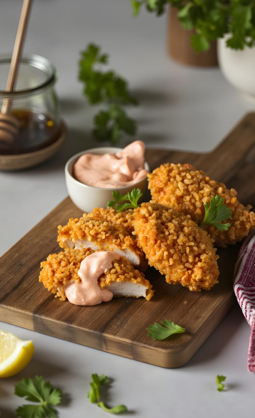 Knuspriges Hähnchenfilet aus der Heißluftfritteuse