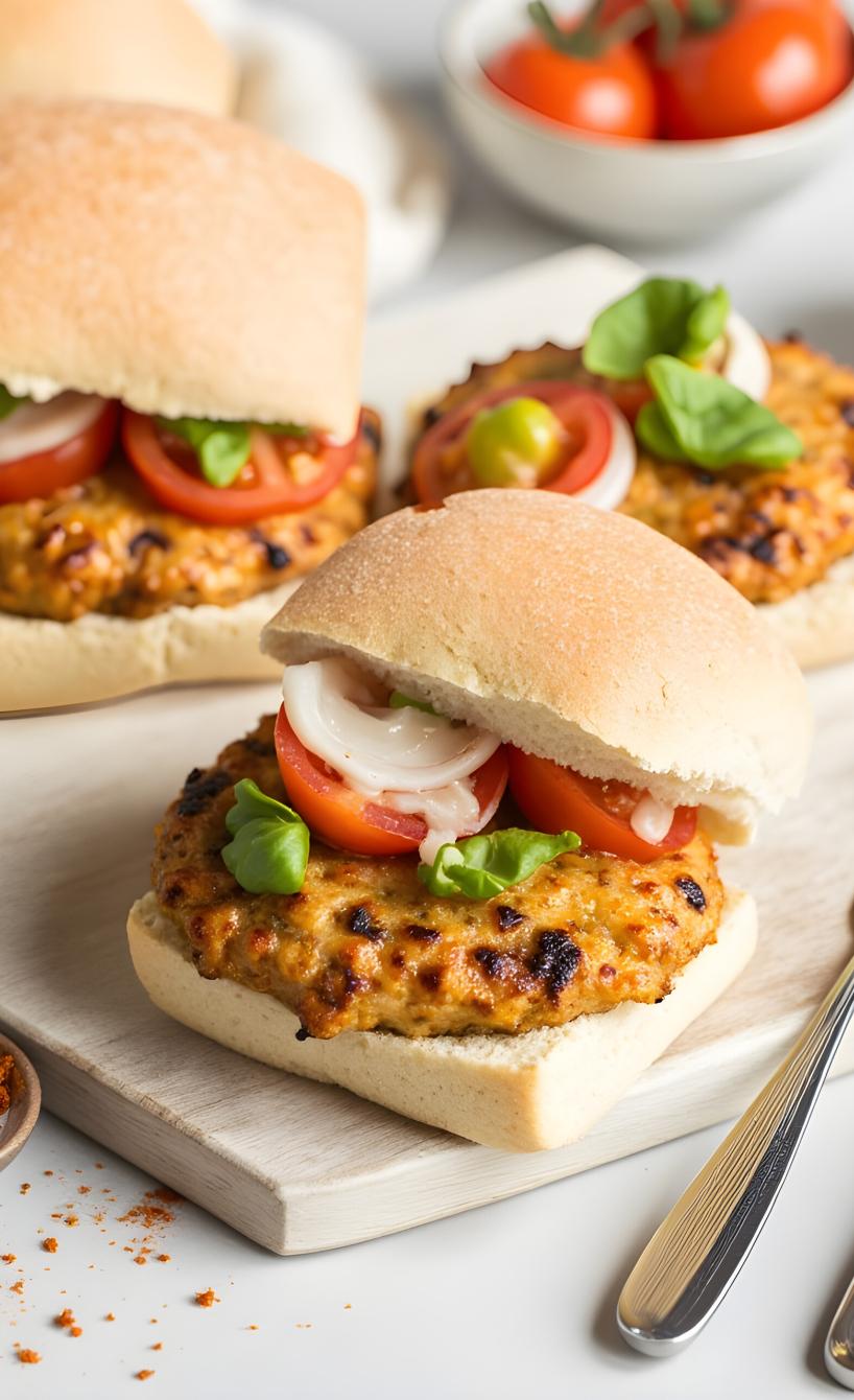 Thunfisch-Burger mit extra viel Protein einfach selber machen