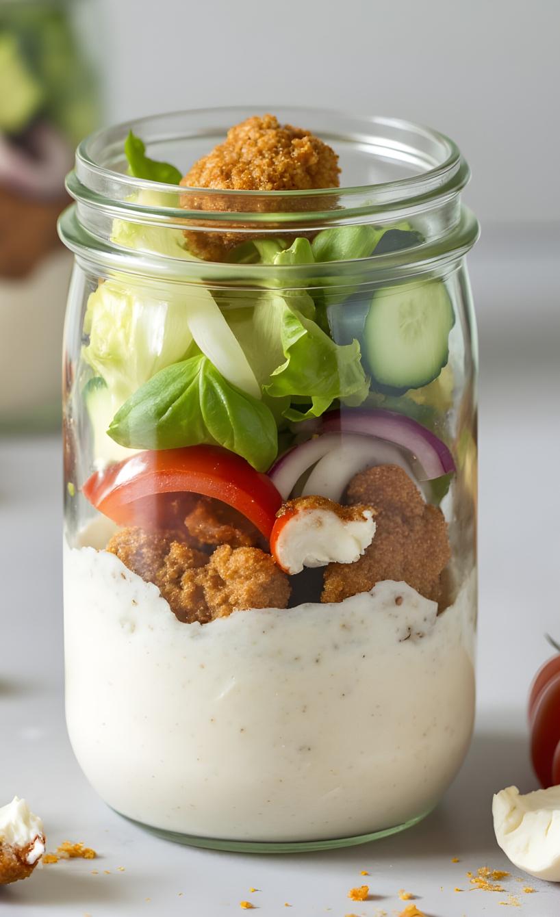 Mealprep Schnitzel-Salat