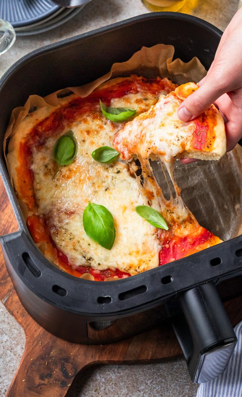 20-Minuten Airfryer Pizza