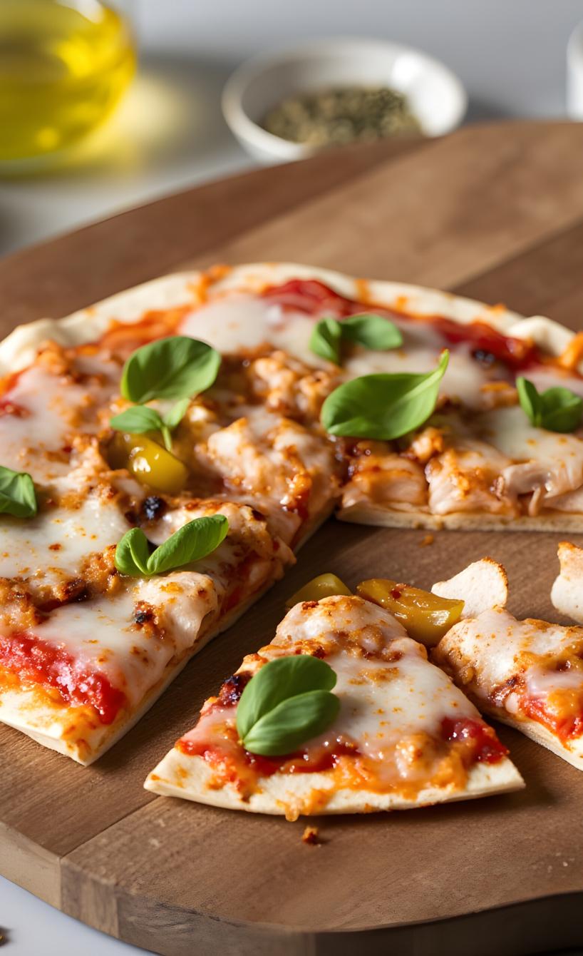 Airfryer Fajita-Style Hähnchen-Pizza