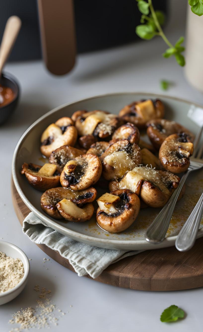 Airfryer mushrooms