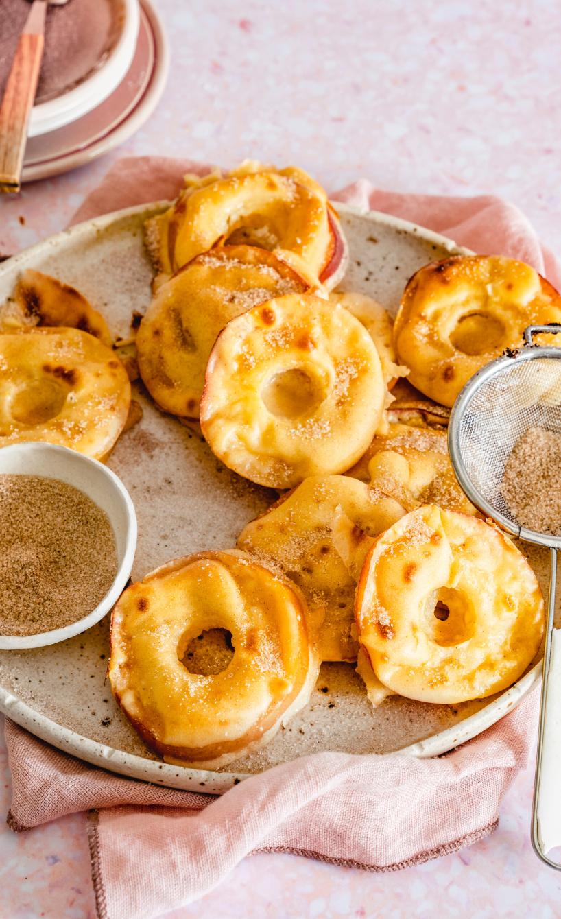 Apfelküchlein ohne Frittieren