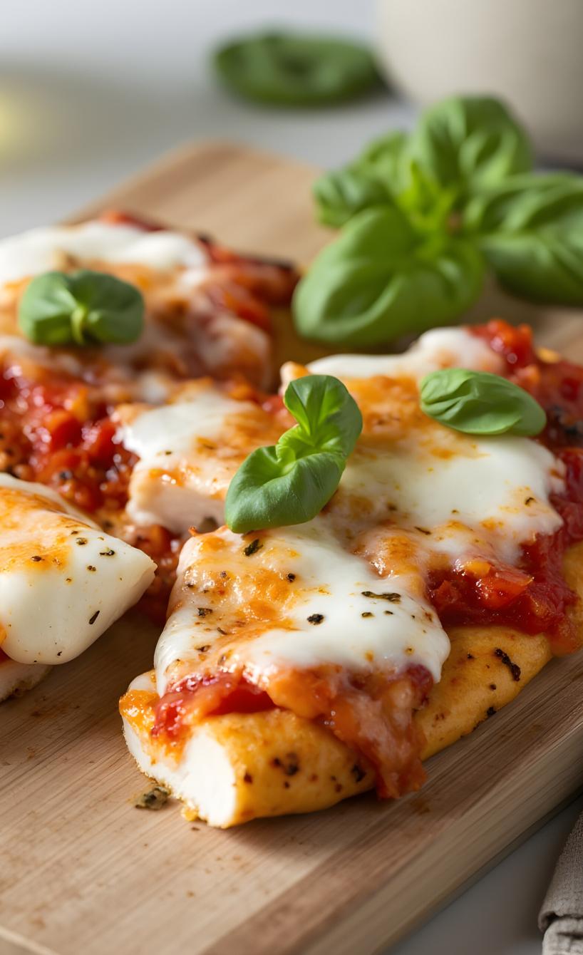 Hähnchenbrust Pizza-Style