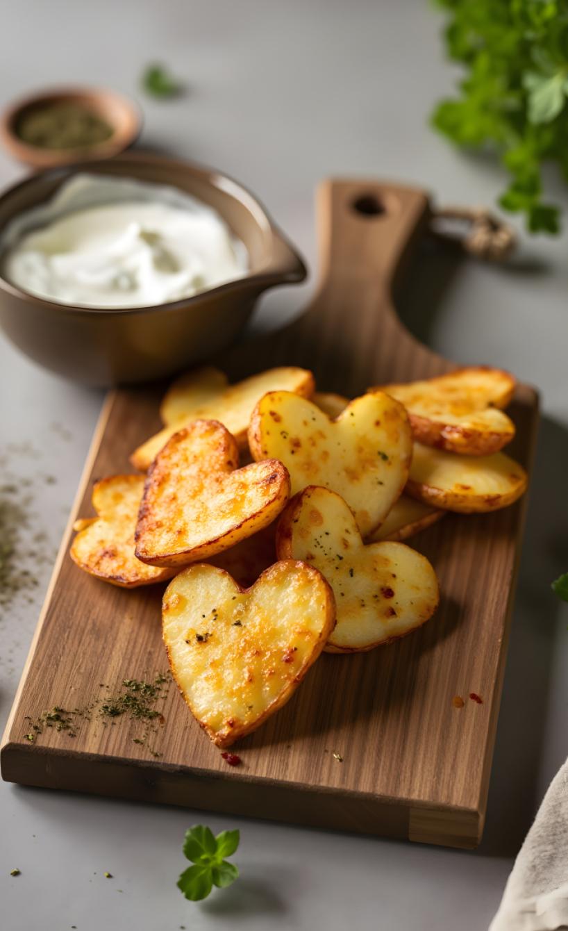 Airfryer Herz-Kartoffeln