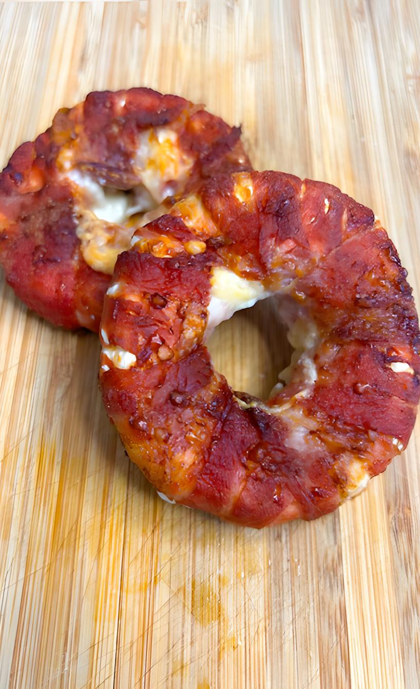 Camembert-Bacon-Ringe