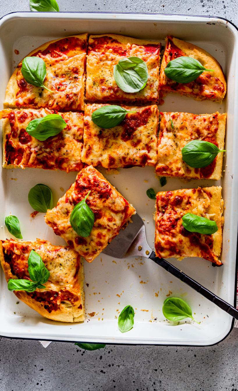 Focaccia Pizza aus dem Airfryer