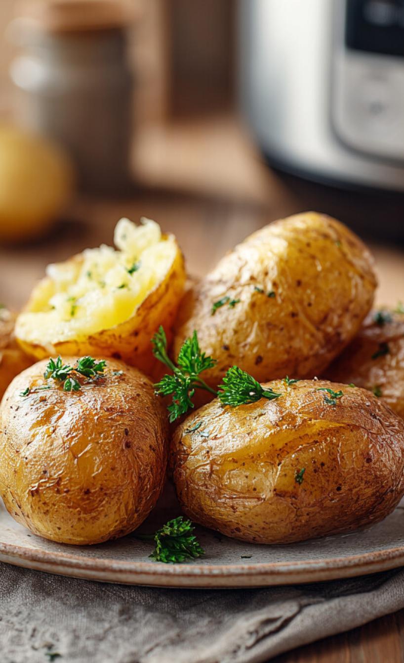 Rohe Kartoffeln im Airfryer