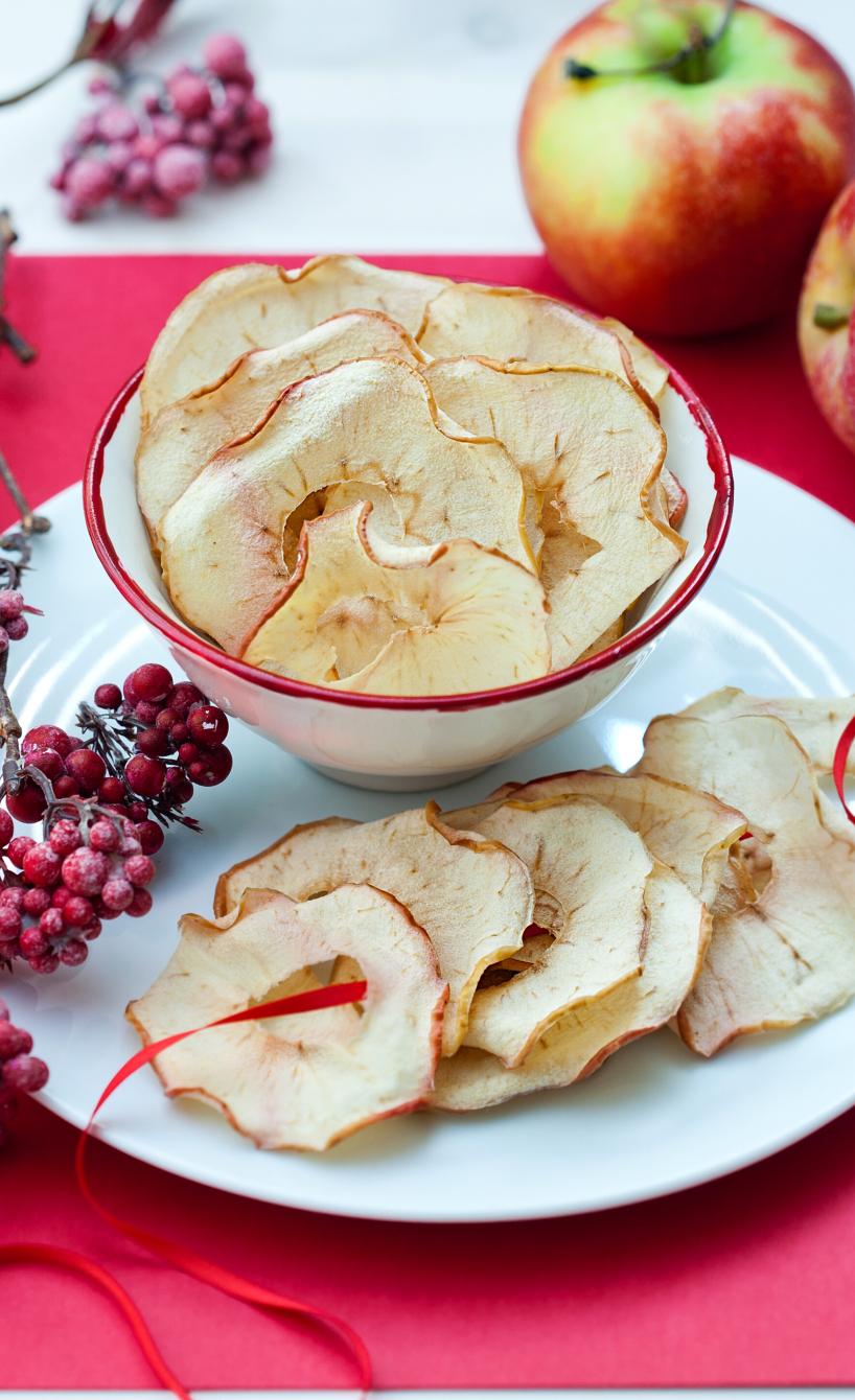 Knusprige Apfelchips