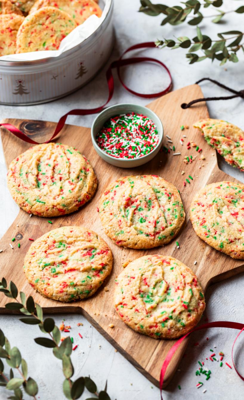 Christmas Cookies mit Streuseln
