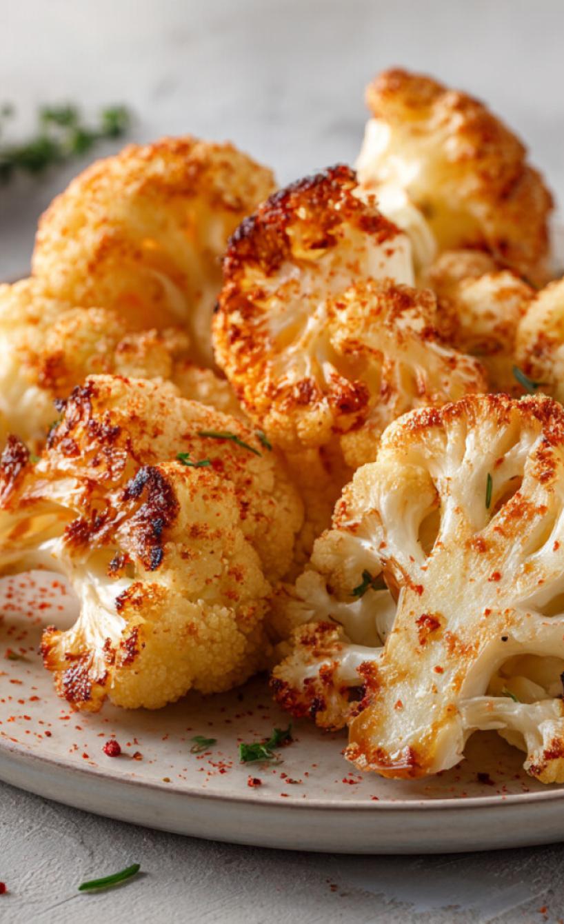 Frittierter Blumenkohl aus dem Airfryer