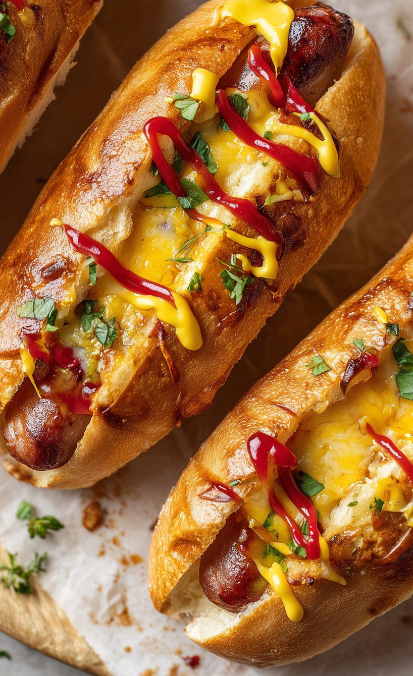 Airfryer Wurst-Brötchen Snack